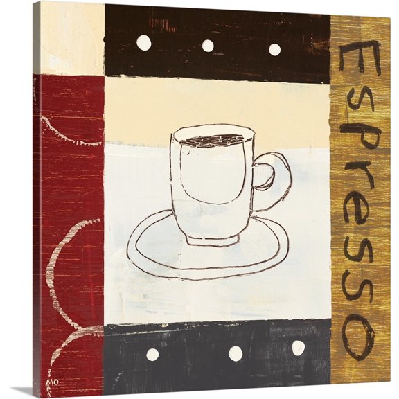Great BIG Canvas | "Urban Coffee II" Canvas Wall Art - 16x16