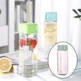 thumbnail image 6 of Portable Square Clear Water Bottle 480ml Water Cup Resistant Easy, 6 of 10