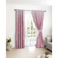 thumbnail image 3 of Red Ombre Blackout Curtains for Bedroom/Living Room, Thermal Insulated Kitchen Curtains, Farmhouse Stripes Modern Abstract Art Grommet Darkening Window Treatment Drapes 52"x63"x2, 3 of 8
