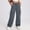 Dark Gray women's cargo wide leg pants a1, variant on Cagogo Women's Cargo Wide Leg Pants High Waisted Casual Solid Streetwear Lounge Trousers with Pockets Travel Vacation Work Comfort Fall Fashion Clothes, Gray S