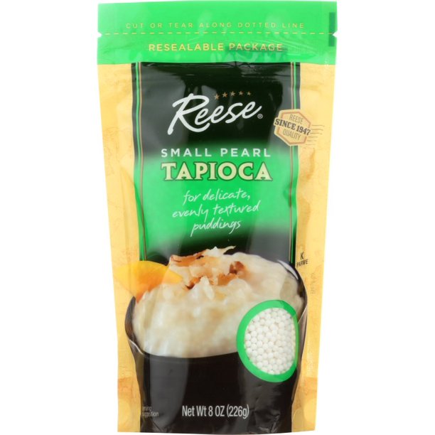 Reese Small Pearl Tapioca, 8Ounces (Pack of 6)