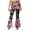Cherry Blossoms Butterfly Black, variant on High-Waisted Flared Leggings for Girls Tummy Control Women's Flared Slit Yoga Pants Stretch Bell Bottom Pants Slit Front Workout Gym Leggings, L, Moon Sun Star Black