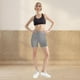 thumbnail image 2 of TaTaai Women's Stretchy Yoga Shorts High Waisted with Pockets Scrunch Butt Lifting Leggings Running Gym Workout Non See Through Tummy Control Gift, 2 of 7