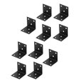 thumbnail image 1 of Zyyini Corset Coin, 10pcs Corset de Coin en Acier Inoxydable Robuste Angle de 90 Degrés L Forme Corset de Coin de Support, Corset de Coin de Support L, 1 of 8