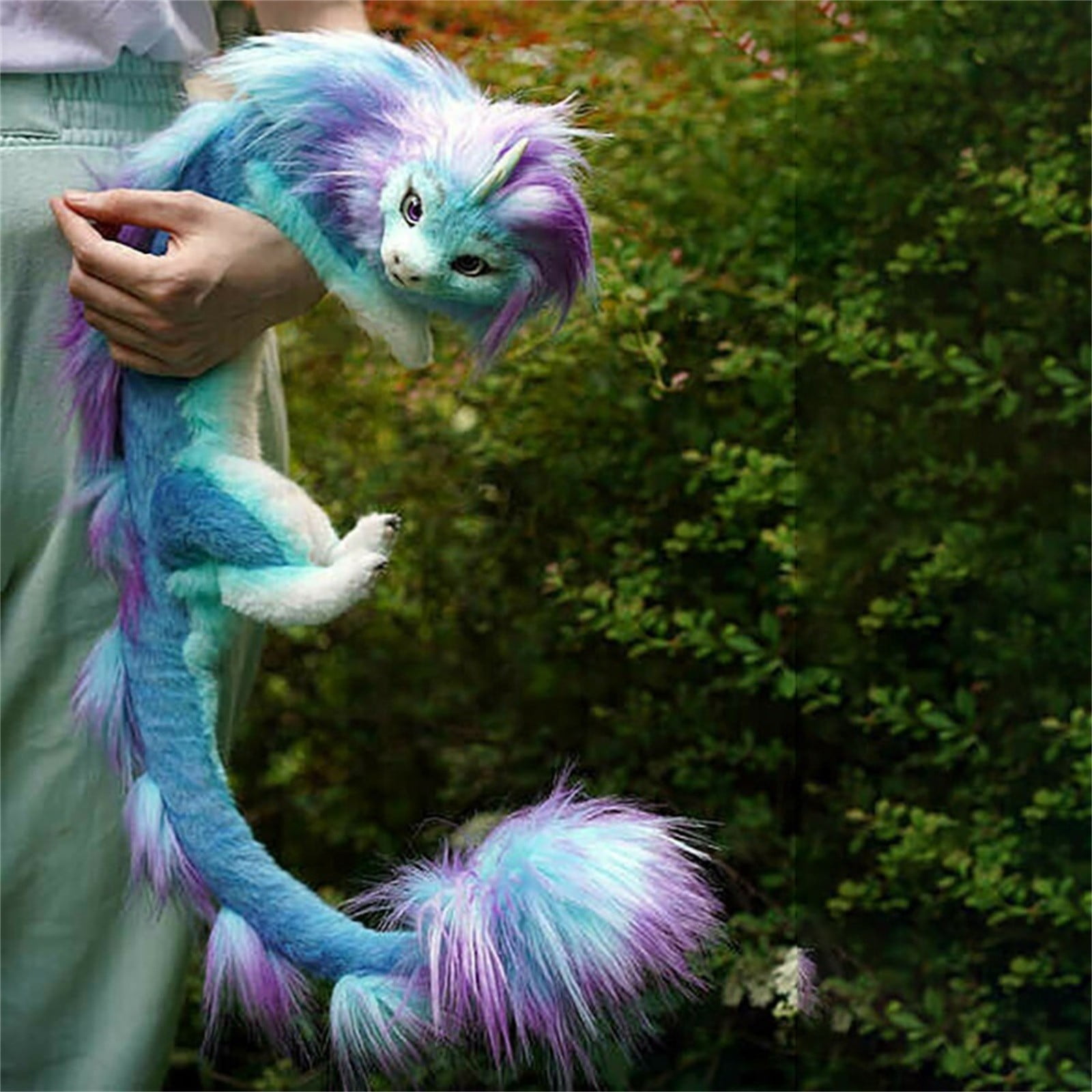 Statue deco,Peluche Animal Dragon bleu,50cm de long,jouet pour  enfants,exquis,cadeaux d'anniversaire,décoration de la - Type B - Cdiscount  Maison