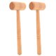 thumbnail image 1 of Martillo de joyería, 2 piezas/juego de martillo de madera para procesamiento de bricolaje, herramienta de procesamiento de metal, respuesta rápida, 1 of 8