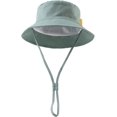 thumbnail image 2 of Cotton Baby Sun Hat Infant Toddler Boys Girls Bucket Hats Summer Sun Protection Kids Beach Caps, 2 of 5