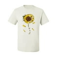 thumbnail image 2 of You Are My Sunshine Skull And Sunflower Inspirational/Christian Men's Graphic T-Shirt, White, 2XL, 2 of 3