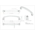 thumbnail image 2 of Jeffrey Alexander Z261-128 Rhodes 5-1/16" (128Mm) Center To Center Traditional Rope, 2 of 7