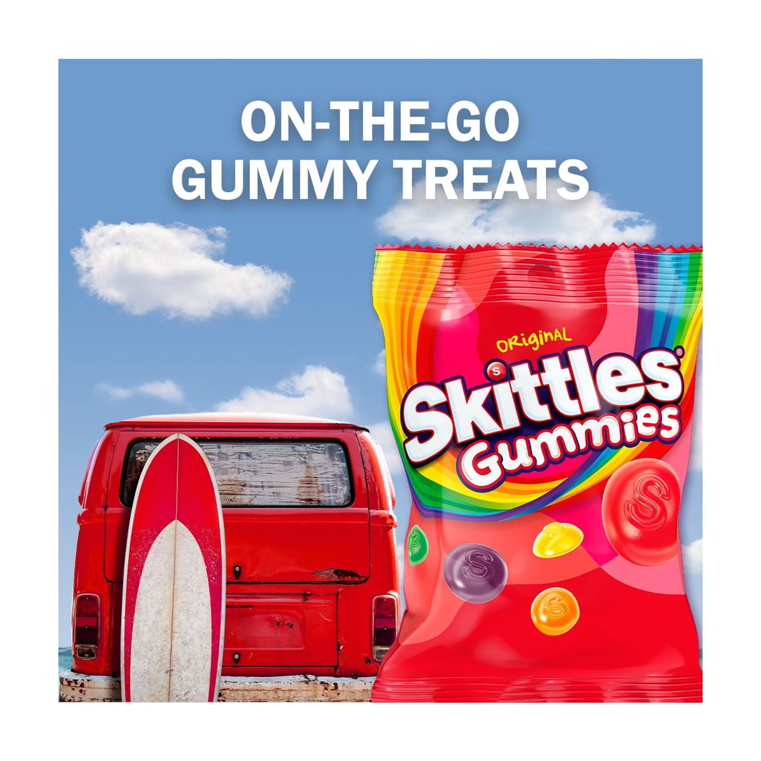 (3 pack) Skittles Gummies Original Gummy Candy - 5.8 oz Bag