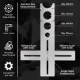 thumbnail image 4 of 60cm Ceramic Tile Hole Locator Multifunctional Positioning Tool For Stainless Steel Tile Hole Locator, 4 of 9