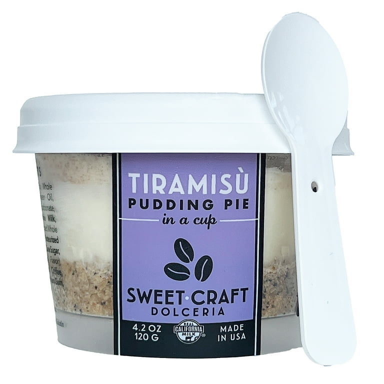 Sweet Craft Dolceria™ Italian Tiramisu Pudding Pie Cup 4.2 Ounce