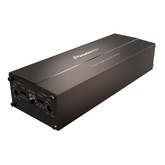 Pioneer GM-DX104 4-Channel - Class D, 400w Max Power - Efficient Class D, Bridgeable Amplifier, Hi-Res Certified, Gold terminals, Clean Output, Low Interference