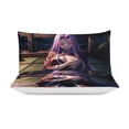 thumbnail image 3 of Fate Stay Night Anime Home Bed 3-piece Set, Classic Japanese Anime Polyester Wash Student Dormitory Set, 3 of 5