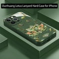 thumbnail image 6 of Dunhuangs Lotus Lanyard Hard Case for iPhone 17/16/15/14/13 Pro Max, Curranet Phone Case,All-Inclusive Lens Design Phone Cover, 6 of 6