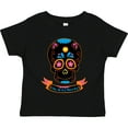 thumbnail image 3 of Inktastic Day of the Dead Skull Blk Boys or Girls Toddler T-Shirt, 3 of 5