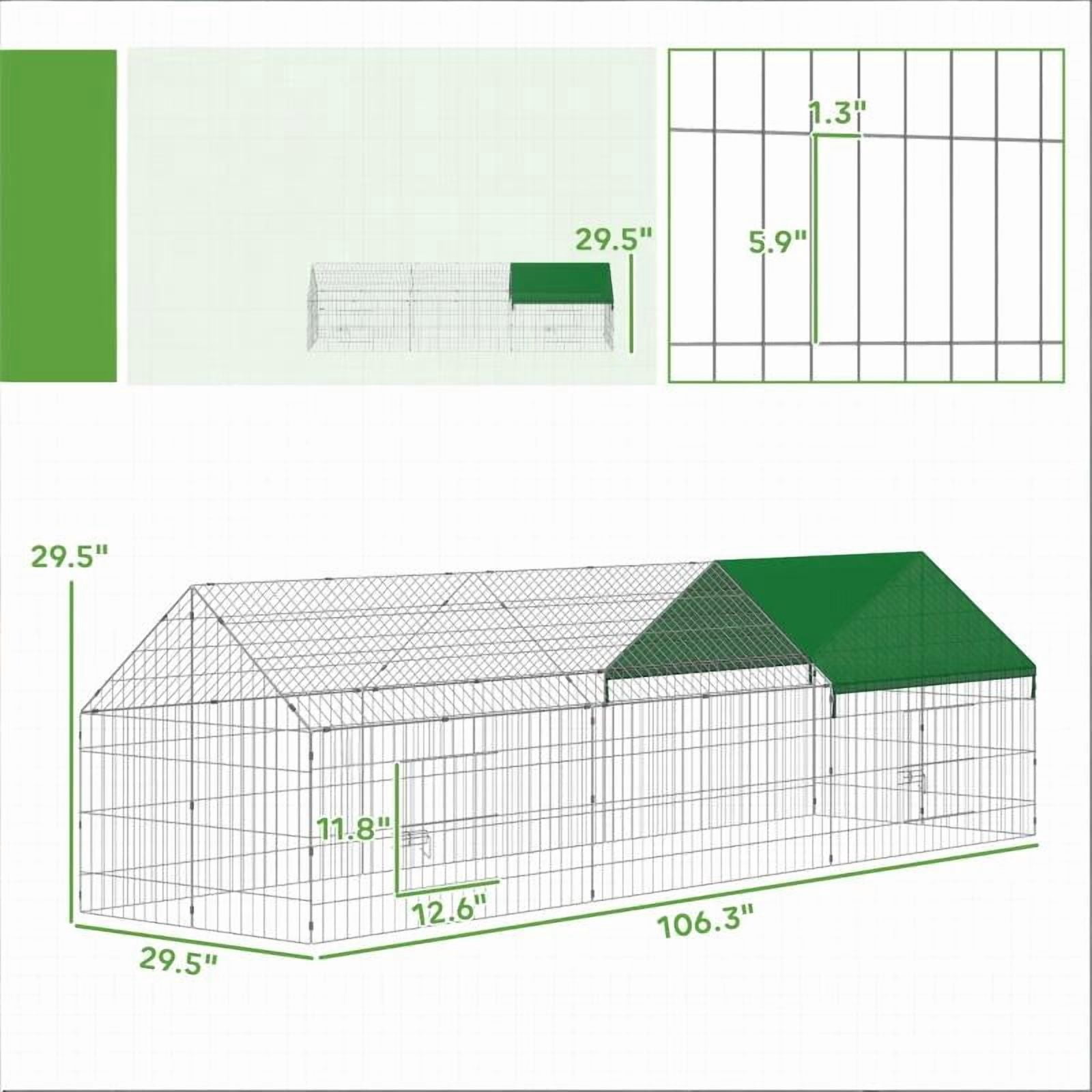Outdoor Chicken Coop, Duck Coop Rabbit Cage Small Animals Coop