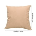 thumbnail image 3 of 50x50cm Summer Decorative Pillow Cover with Zipper, Lightweight Breathable Cushion Slip – Machine Washable Polyester Sofa Pillowcase for Indoor Outdoor Living Room & Bedroom, 3 of 6