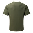 thumbnail image 3 of cfhntfmh Mens Quarter Zip Shirts Ribbed Knit Textured Casual Short Sleeve Shirt Lightweight V Neck Golf Tops Classic Tee, 3 of 3