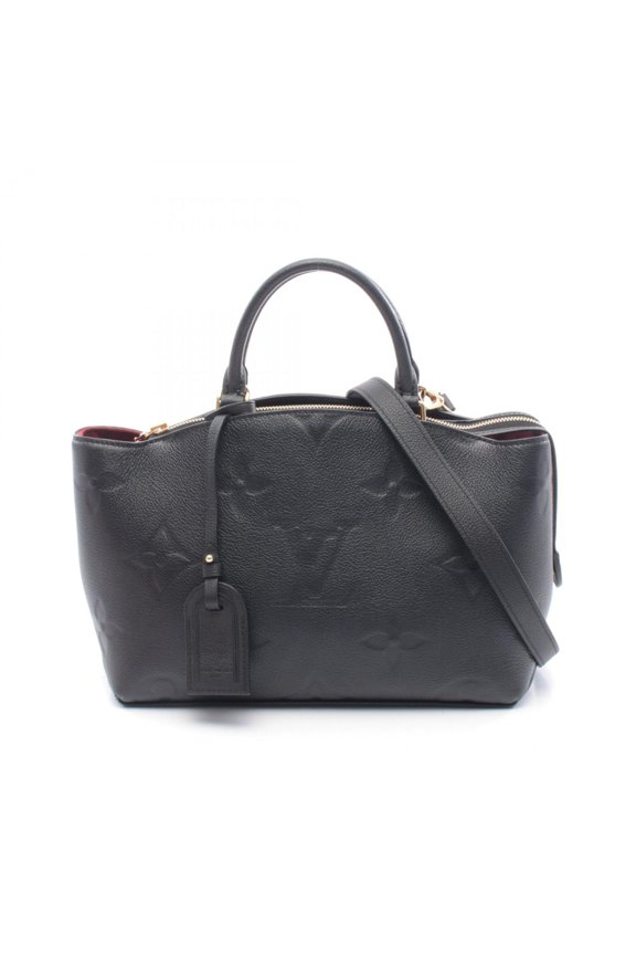 Pre-Owned Louis Vuitton Petit Palais PM Monogram Empreinte Handbag, Leather, Women's, Black,...