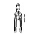 thumbnail image 2 of Multifunctional Universal Pliers - Heavy-Duty Utility Pliers, All-Purpose Pliers Tool, Multi-Tool Pliers for Home & Workshop, Universal Gripping Pliers for Repairs, 2 of 2