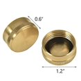 thumbnail image 4 of 2 Pack 3/4" Brass Garden Hose End Caps with Washers, 4 of 5