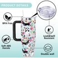 thumbnail image 2 of Husky Tumblers - Dog Lovers Gifts for Women - Insulated Coffee Tumblers for Hot and Cold Drinks - with Handle and Silicone Straws 30 OZ, 2 of 6