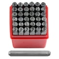 thumbnail image 6 of US 36 Piece 1/4" Steel Letter & Number Stamping Set Metal Stamp Alphabet Numeral, 6 of 10