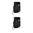thumbnail image 1 of Protectores de Chaleco Negro Cola para caballo Acolchado EVA, 1 of 8
