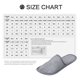 thumbnail image 2 of NUOLUX 10Pares Zapatillas Desechables Para Hotel En Y Lino Color Gris, 2 of 6