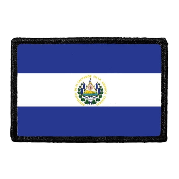 El Salvador Flag - Color - Removable Patch
