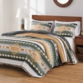 thumbnail image 4 of Greenland Home Fashions Zuma Native Southwest Oversized Quilt Set, 3-Piece Full/Queen, 4 of 5