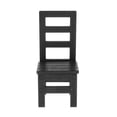 thumbnail image 2 of 1/6 Scale Furniture Wooden Model for Figures Miniature Furniture Chair Black, 2 of 8