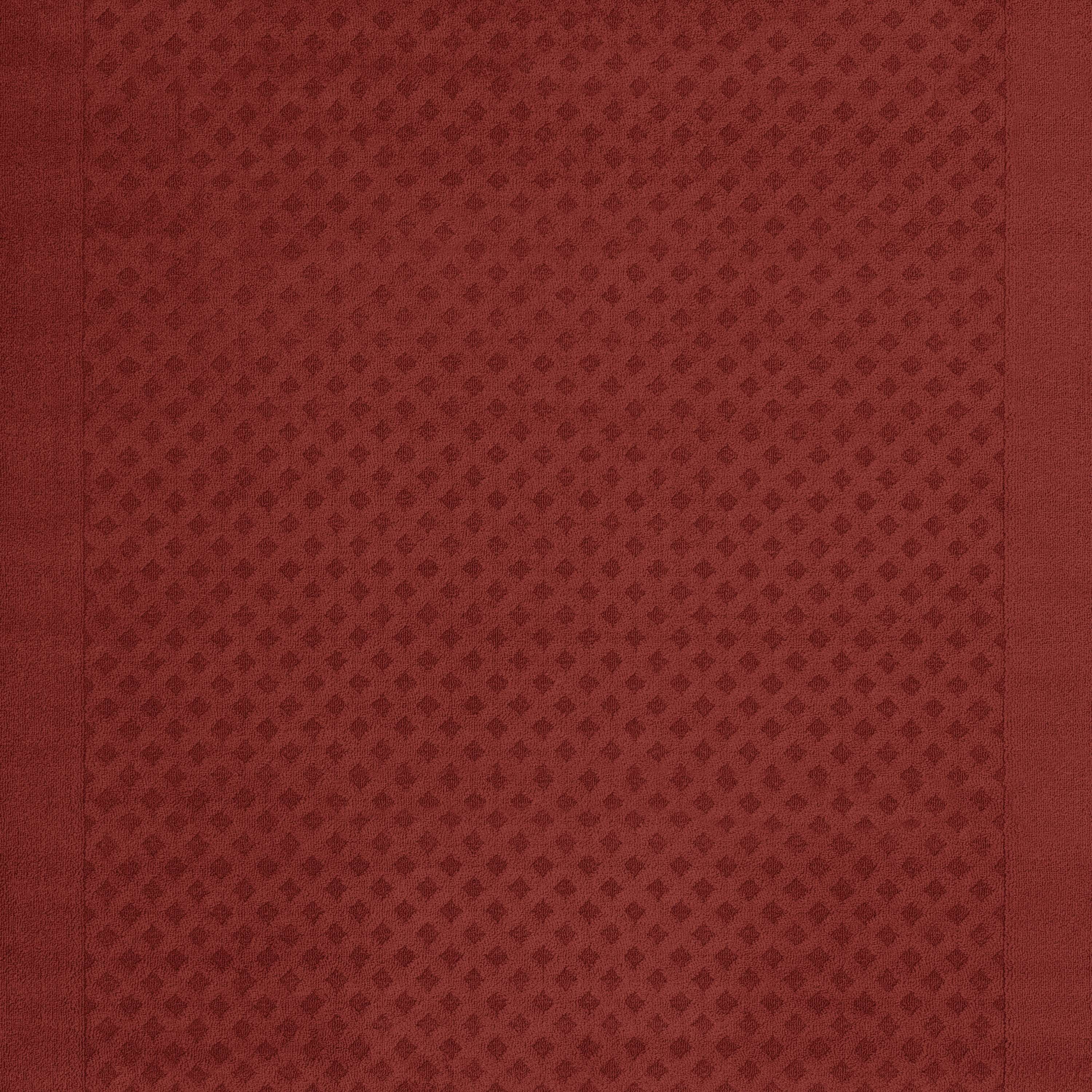 Mainstays Traditional Dylan Solid Diamond Runner Rug, Red, 2'6" x 8''