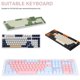 thumbnail image 2 of Tapas De Teclado Mecánico De 104 Teclas Oem High Abs Pbt Keycap Teclas En Inglés Con Diseño De Color De Contraste De Capa Translúcida Para Modificación De Juegos (Azul + Rosa) Monstrate EL014244-02, 2 of 6