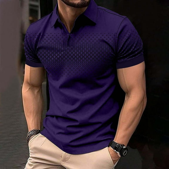 Zorckvet Golf Polo Shirts for Men Short Sleeve Performance Business Casual Fashion Mens Golf Shirt