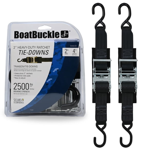 Correa de carga BoatBuckle F14207, 5 cm x 1,2 m, paquete de 2 unidades, 11,35 kg