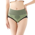 thumbnail image 1 of Gibobby Ropa Interior dama Calzoncillos de cintura alta para mujer, faja, cintura y caderas levantadas, de algodón, pantalones palazzo triangulares para mujer(Verde， L), 1 of 5