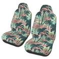 thumbnail image 2 of KAKALAD Flamingo tropical leaves Car Seat Covers Set Vehicle Front Seats Protector 2 Pcs, 2 of 9