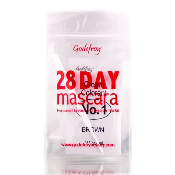 Godefroy 28 Day Mascara Eyelash Gel Tint - Brown