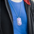thumbnail image 3 of Cat Unicorn Military Dog Tag Pendant Necklace with Chain, 3 of 4