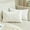 White, variant on 2PCS Decorative Throw Pillow Covers Rhombic Jacquard Pillowcase Soft Square Cushion Case for Couch Sofa Bed Bedroom Living Room, 12 X 20in