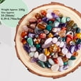 thumbnail image 2 of 0.22 lb Bulk Assorted Tumbled Polished Stones Crystal Set Quartz Stone Kit Healing Crystal Stones Crystal Jewelry Making Home Decoration Vase Filler, 10-20 mm, 2 of 7