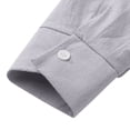 thumbnail image 5 of Mens T-Shirts Men'S Casual Stand Collar Solid Shirt Long Sleeve Pocket Cotton Shirt Tops, 5 of 8