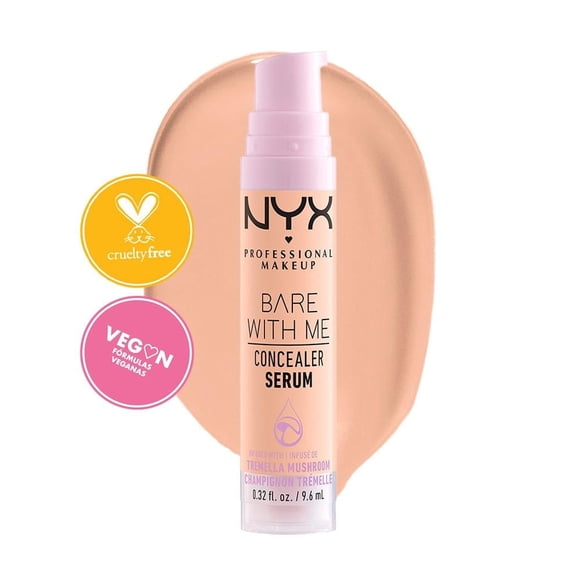 Corrector Infusionado con Serum Hidratante Nyx Professional Makeup Bare With Me Concealer Serum Vanilla 9.6 ml