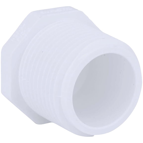 Charlotte Pipe Schedule 40 1 in. MPT x 1 in. Dia. FPT PVC Plug