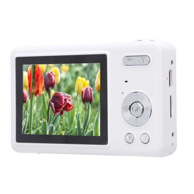 Cámarae Digital, Cámara de Vlogging HD 4K de 50 MP, Cámae Antivibracia Con Zoom Digital 16x, Cámae Selfie Con Pantalla de 2,4 Pulgadas, Cámara de Vije Portátil
