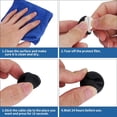 thumbnail image 2 of Paquete de 10 clips adhesivos para cables, organizador de cables para escritorio, sistema de clips para cables, color negro, 2 of 4