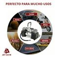 thumbnail image 3 of Compresor de Aire Portátil JustClick MX Para Autos 2 Cilindros 150PSI, 3 of 7