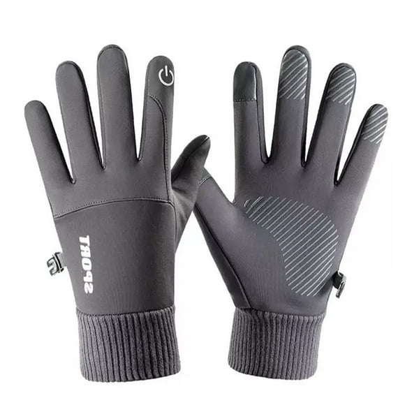 Summer Savings Clearance! Outdoor Winter All-Finger Screen Gloves, Windproof Cold Weather Gloves for Men and Women, Touchscreen Compatible Winter Gear for Running, Cycling, Hiking